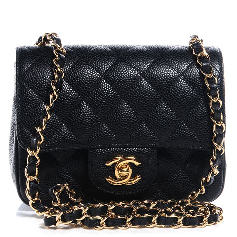 chanel mini flap black caviar|Flap Bags .